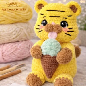 Crochet Tiger Amigurumi Pattern PDF – My Loop Stitch Toy