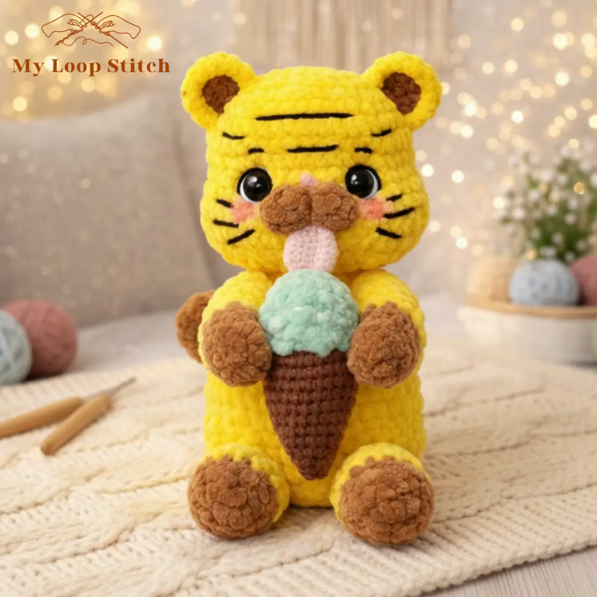 Crochet Tiger Amigurumi Pattern PDF – My Loop Stitch Toy Crochet Tiger Amigurumi Pattern PDF – My Loop Stitch Toy - Image 5
