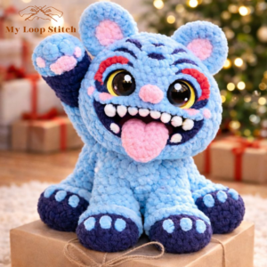 Derby Tiger Crochet Pattern PDF – Monster Amigurumi Plush Toy Digital Download