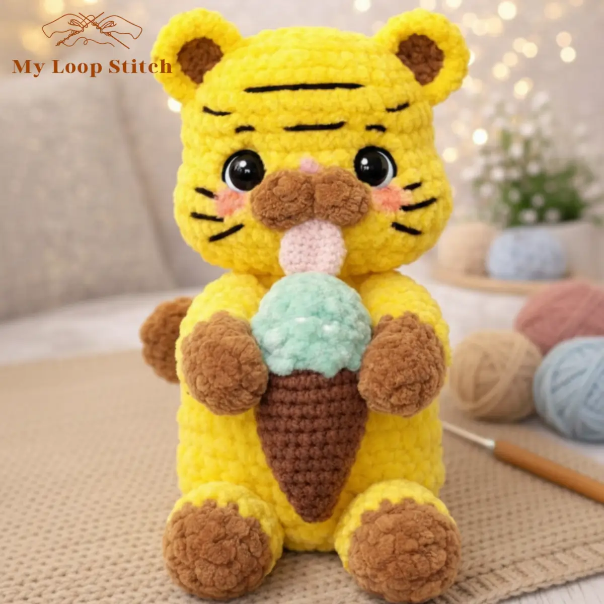 Crochet Tiger Amigurumi Pattern PDF – My Loop Stitch Toy Crochet Tiger Amigurumi Pattern PDF – My Loop Stitch Toy - Image 3