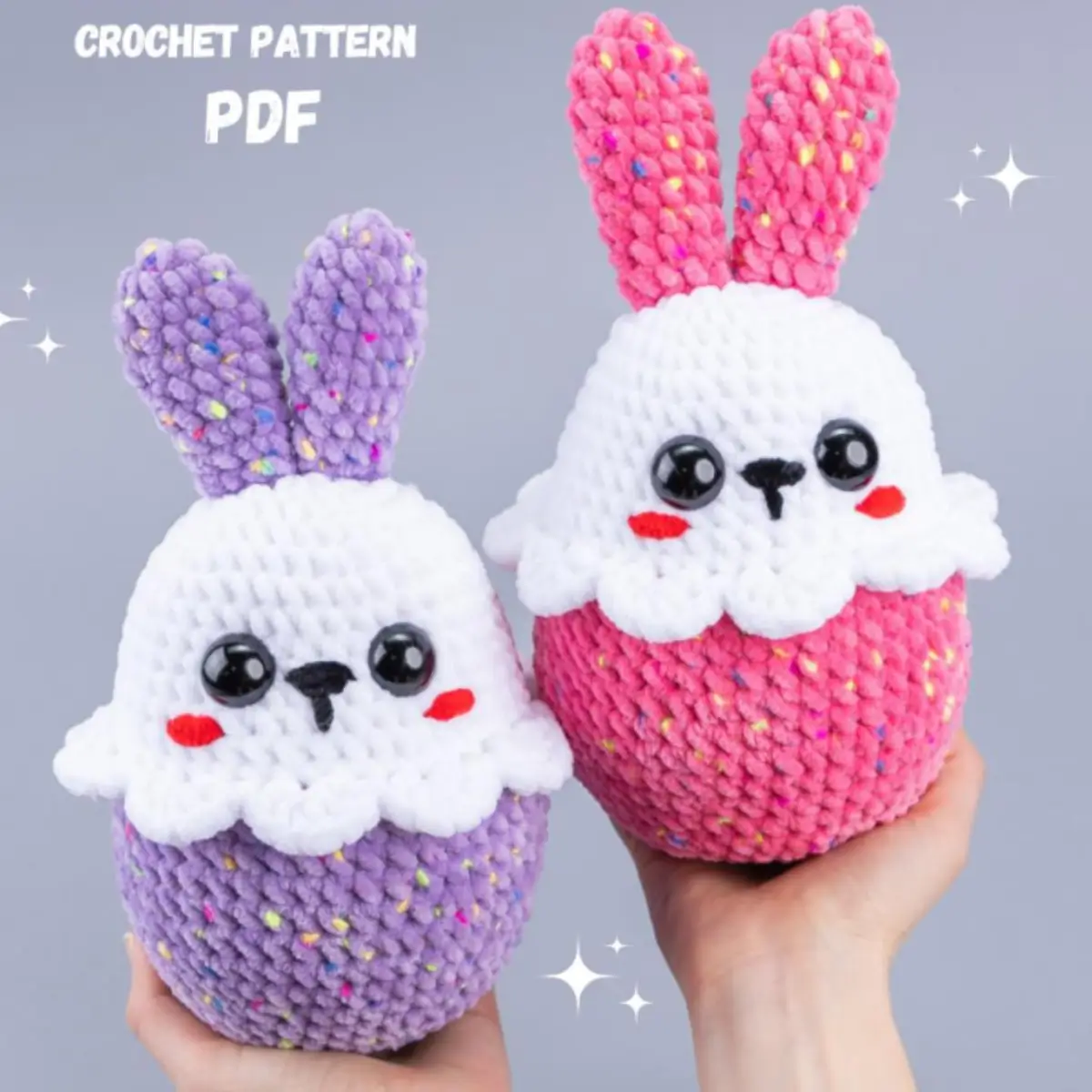 6-in-1 Crochet Pattern Bundle PDF – Cute Amigurumi Cats, Bunny, Turtle, Monster & Hooded Cowl 6-in-1 Crochet Pattern Bundle PDF – Cute Amigurumi Cats, Bunny, Turtle, Monster & Hooded Cowl - Image 3