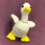 Handmade Crochet Goose Plush Toy – Cute Amigurumi Duck Stuffed Animal