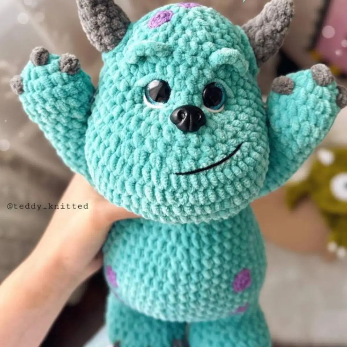 6-in-1 Crochet Pattern Bundle PDF – Cute Amigurumi Cats, Bunny, Turtle, Monster & Hooded Cowl 6-in-1 Crochet Pattern Bundle PDF – Cute Amigurumi Cats, Bunny, Turtle, Monster & Hooded Cowl - Image 7