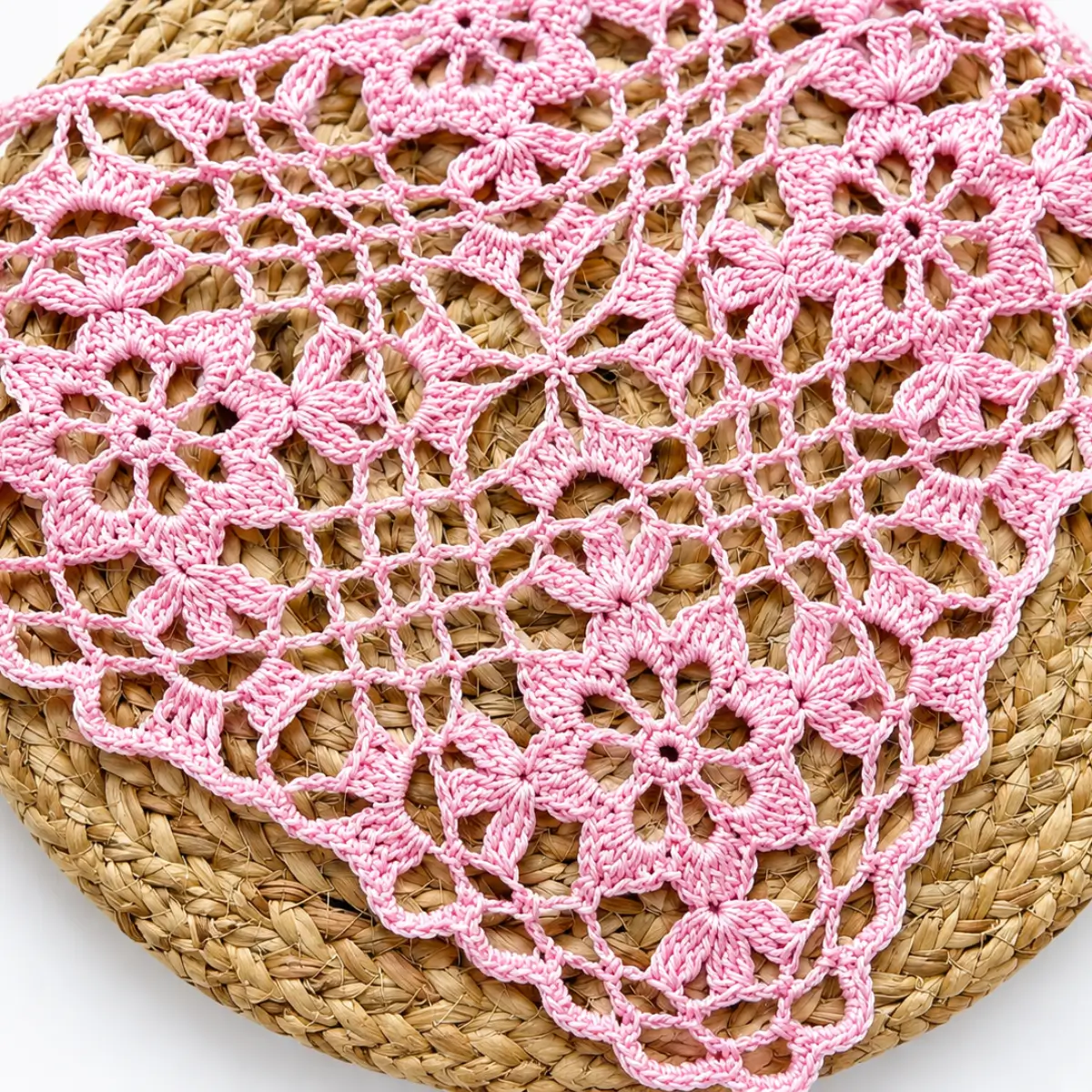 Flower Lace Bandana Crochet Pattern PDF | Boho Head Scarf Pattern | Instant Download Flower Lace Bandana Crochet Pattern PDF | Boho Head Scarf Pattern | Instant Download - Image 3
