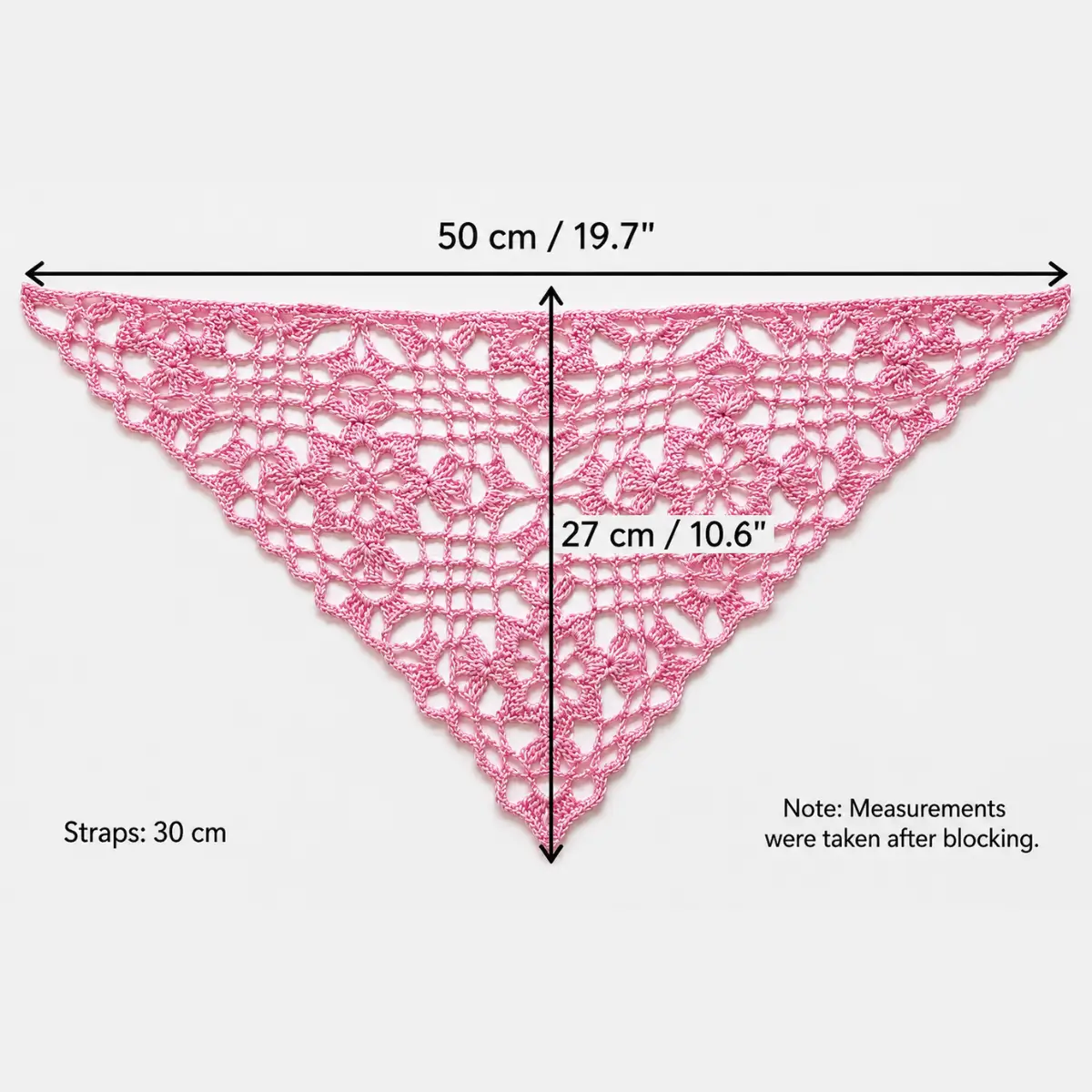 Flower Lace Bandana Crochet Pattern PDF | Boho Head Scarf Pattern | Instant Download Flower Lace Bandana Crochet Pattern PDF | Boho Head Scarf Pattern | Instant Download - Image 5