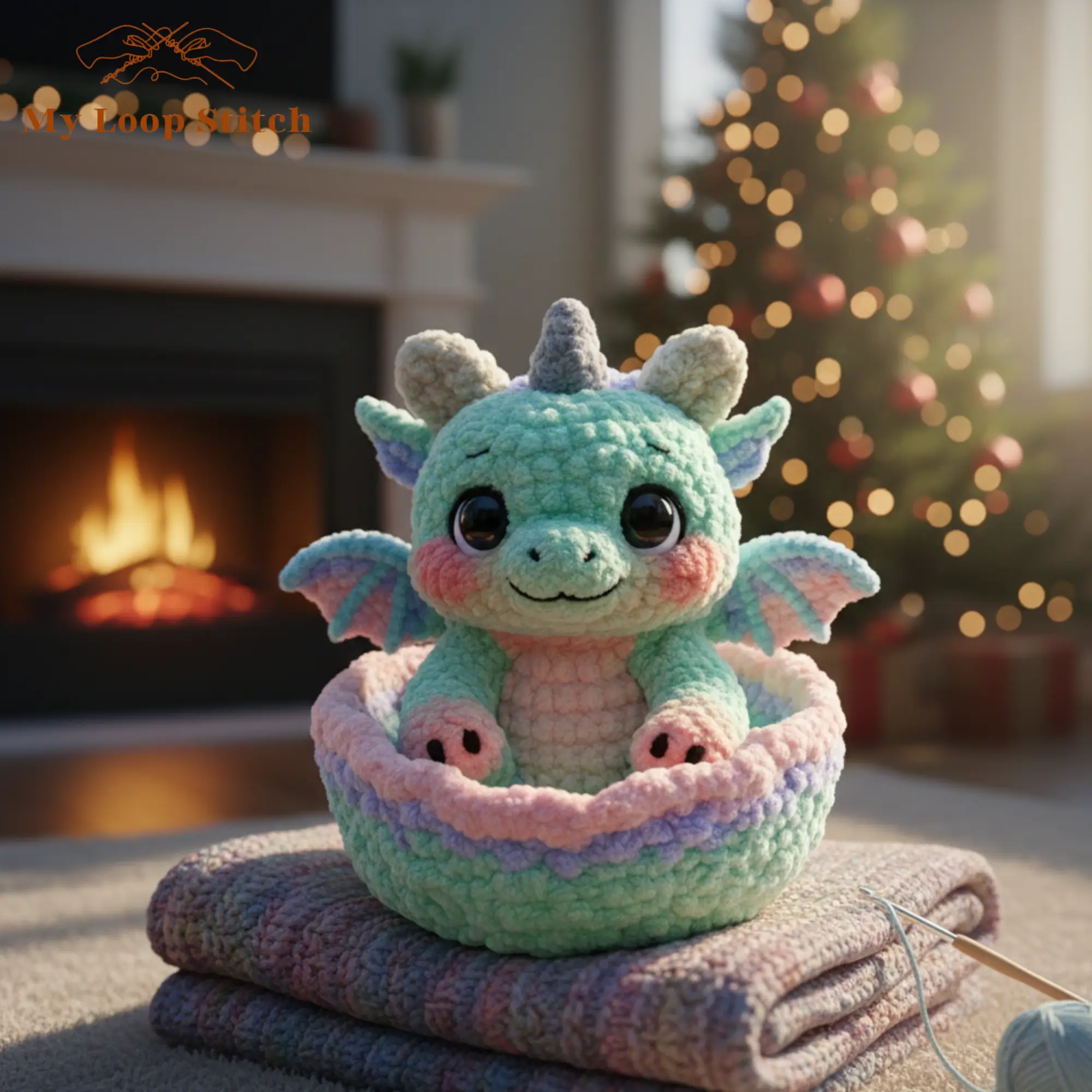Cute Plush Dragon Amigurumi Crochet Pattern (PDF Digital Download) Cute Plush Dragon Amigurumi Crochet Pattern (PDF Digital Download) - Image 3