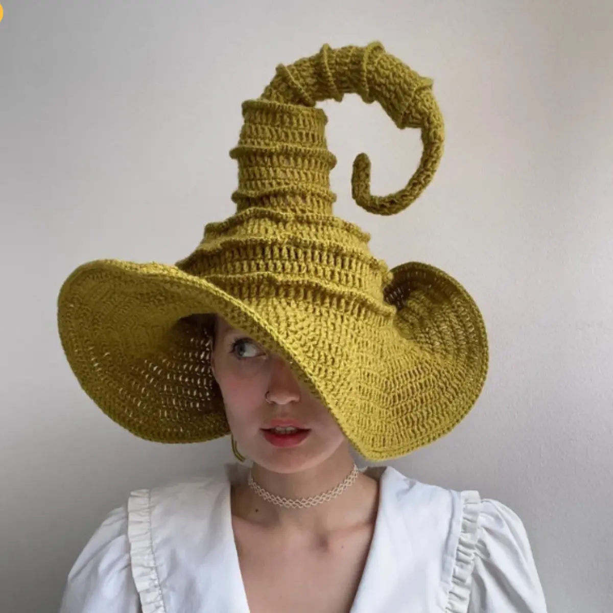 Halloween Witch Hat Crochet Pattern | Spiral Wide Brim Halloween Hat PDF | Easy Crochet Pattern for Beginners Halloween Witch Hat Crochet Pattern | Spiral Wide Brim Halloween Hat PDF | Easy Crochet Pattern for Beginners - Image 4
